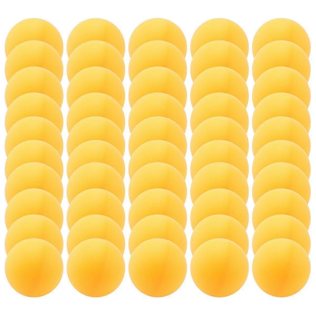 50個40mm卓球トレーニングボール、ピンポンボール、ヨーロー/ホワイトランダムグッド
