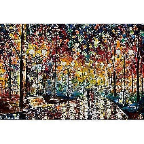 1000pcs Rainy Walk