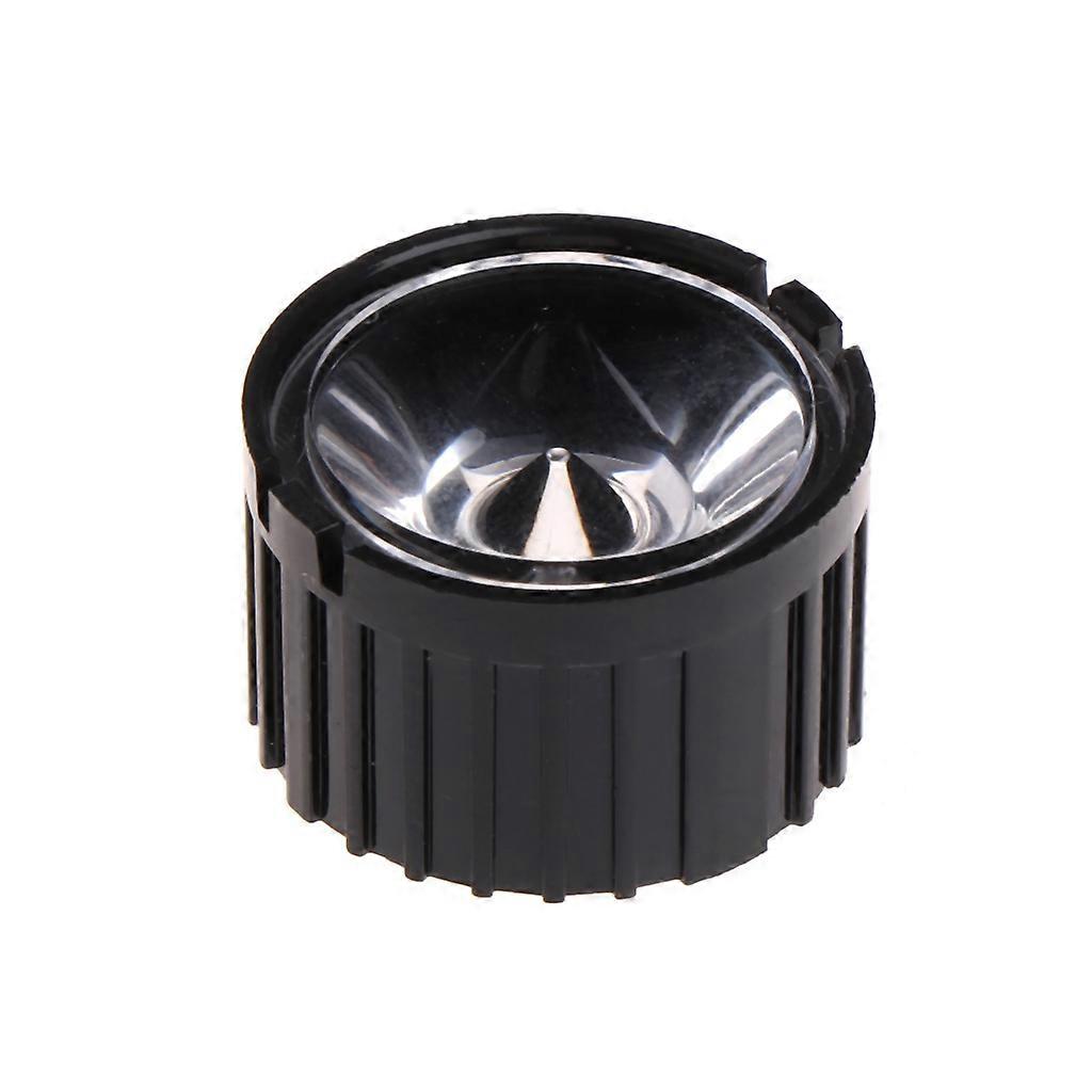  LED Lens With Black Holder For 1W 3W 5W High Power LED Lamp Light 7 Styles