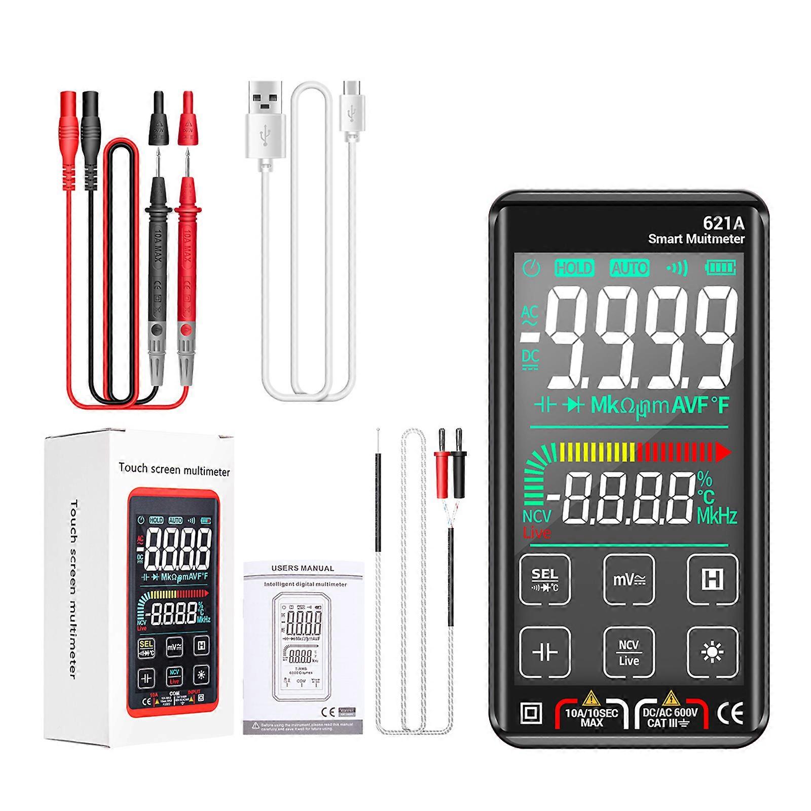 Digital Multimeter Large Screen Display Voltage Current Resistance Capacitance
