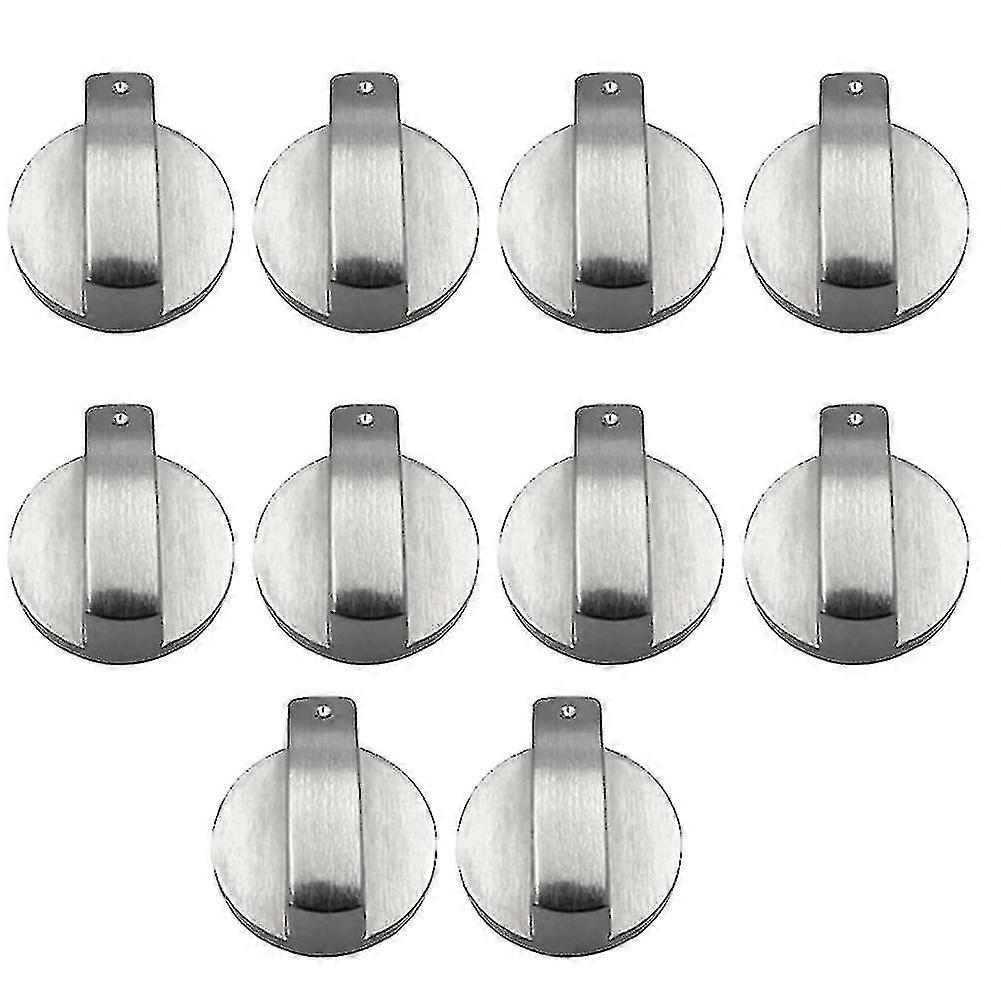 10pcs Cooker Knobs,6mm Gas Stove Knobs Stove Replacement Metal Knobs Accessories