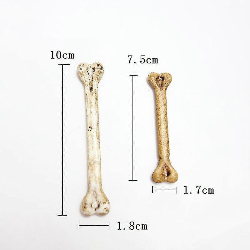 20pcs Highly Simulation Bone Props Multi-functional Fake Skeleton Bones DIY Hanging Bone Charm Halloween Prop