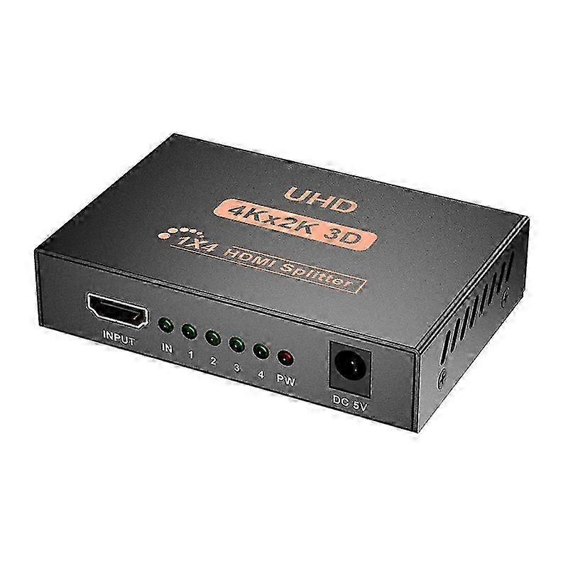 4k 1x4 Splitter Par 1 Port To 4 Display Duplicate / miroir USB Powered Splitter For ( Sorties)