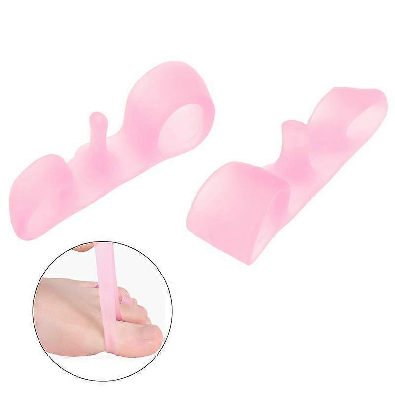 1 Pairs Toe Separator Four-Hole Snail Shape Bunion Pain Relief Splint Corrector
