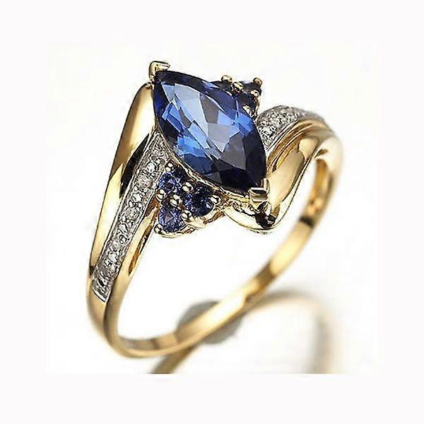 Ladies Blue Sapphire Ring