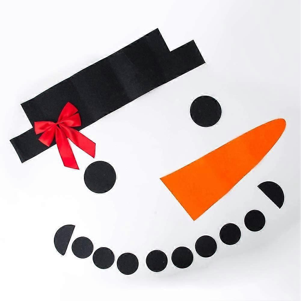2022 Summer Diy Sticker Set - Garage Snowman Happy Face - Window Decor
