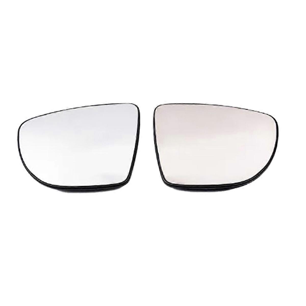 1Pair Car Rearview Mirror Heated Lens for Micra Leaf 2018-2020 Outside Reflector Side Mirror Lens