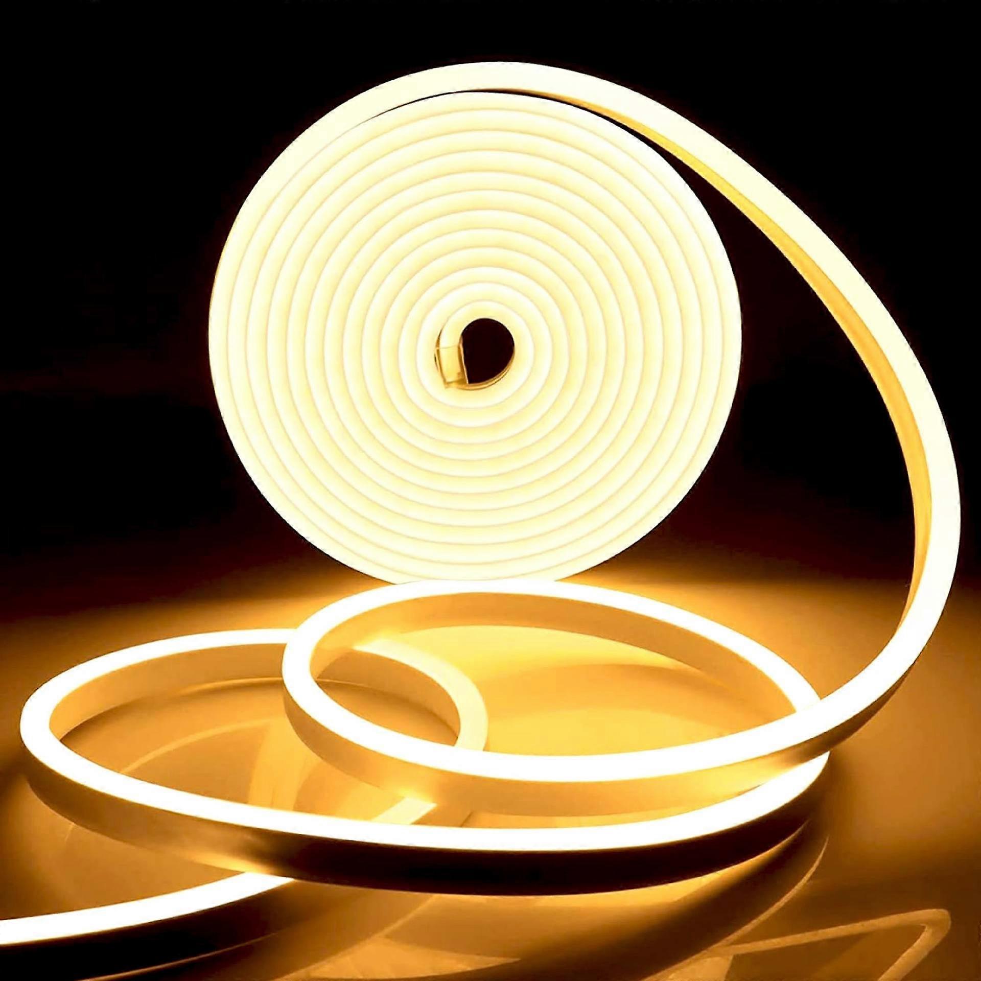 USB LED φως, 5 μετρητής ρολό 3000K θερμό λευκό, χωρίς τροφοδοτικό