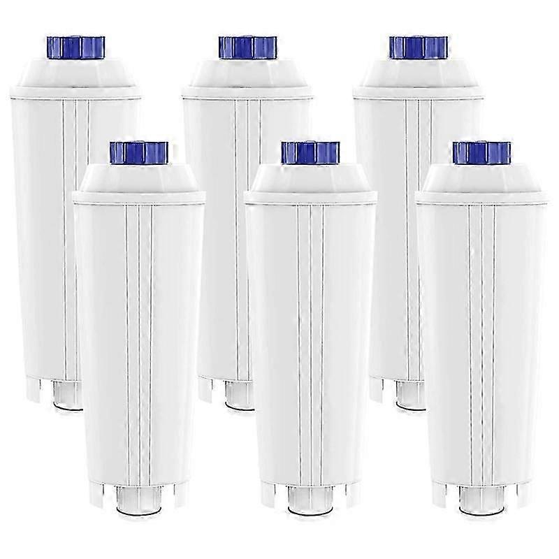 6 Pack Of Coffee Machine Filter for Delonghi Dlsc002 Filter Ecam, Esam, Etam, Bco, Ec with Activate