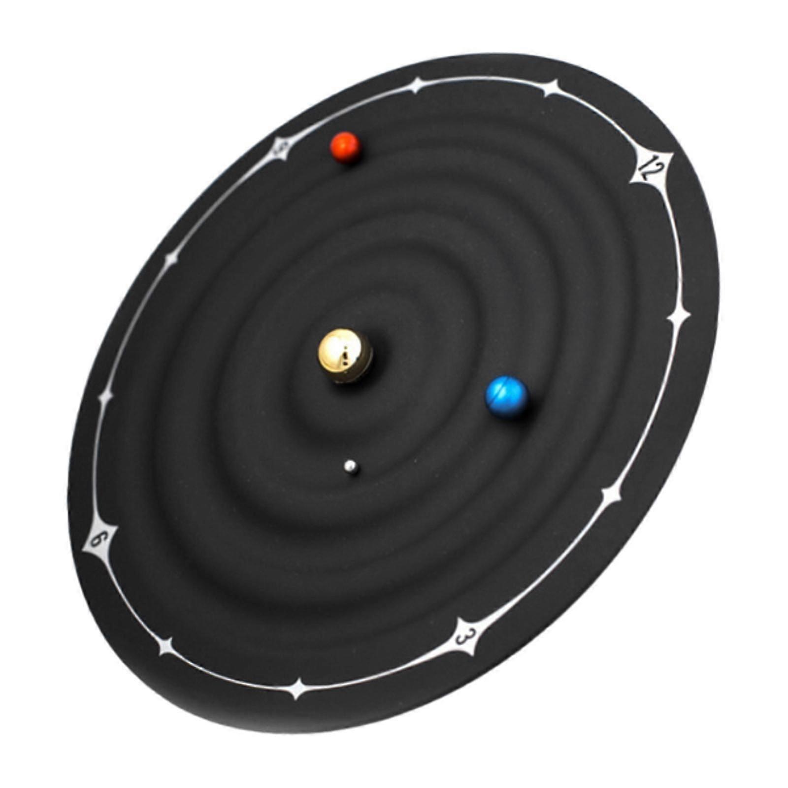 Solar System Planets Magnetic Clock Decor Compact Decorative Versatile Decor