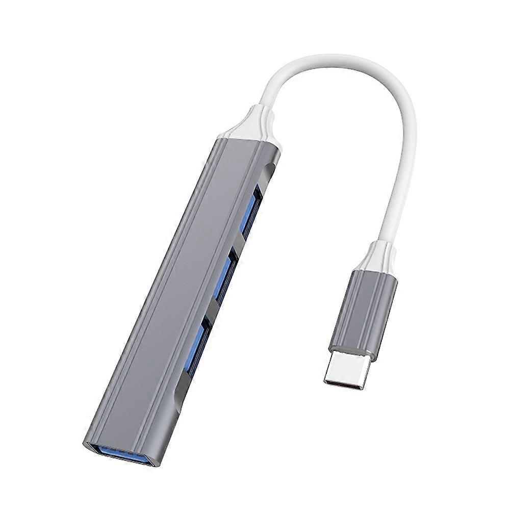 4 in 1 Mini Multifunctional Expanded Docking, Spec: Type-C/USB-C 3.0 (Gray)