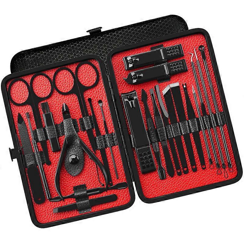 Manicure Set Maintenance Set for Men, Nail Scissors Set 23 Piece 1 Professional Stainless Steel