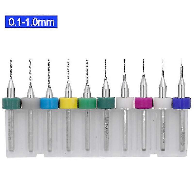 Metal Wolfram Steel Drill Bit Mini Micro Drilling Etching Drill Bit-PCB Circuit Board-Carbide Micro Printing Core Bit-DIY 1Set 0.1-1mm Wiertarka elektryczna