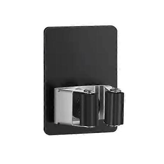 Mop Holder Punch Free Bathroom Accessories Non-slip Strong Adhesive Mop Rack Convenient Organization Rustproof