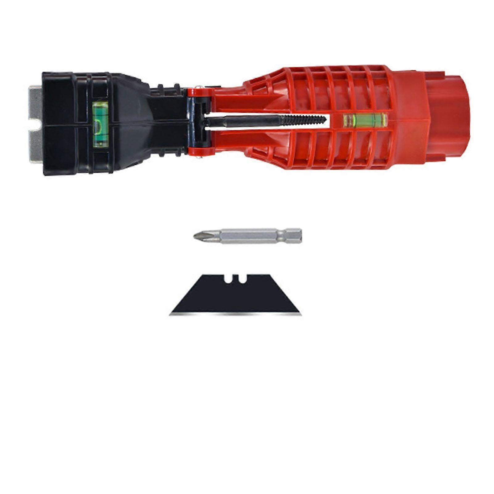 18-in-1 Sink Wrench Tool, Aluminum Alloy & Engineering Plastic, Multifunctional Faucet & Sink Installer, Essential for Plumbing DIY(A)
