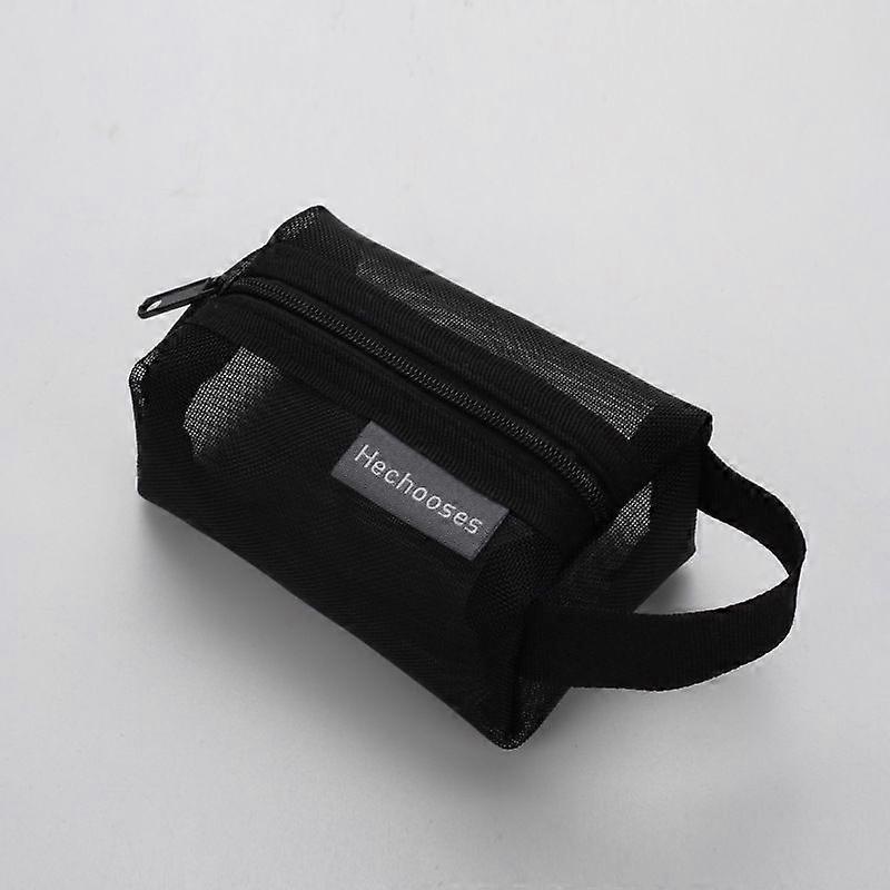 Simple Nylon Three-dimensional Net Bag Large Capacity Key Bag Card Bag Transparent Money Bag Storage BA