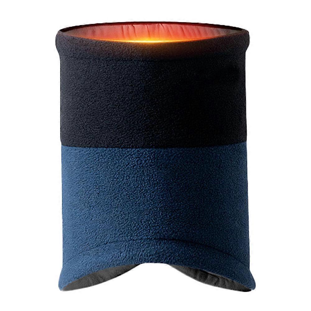 Winter lined neck warmer scarf