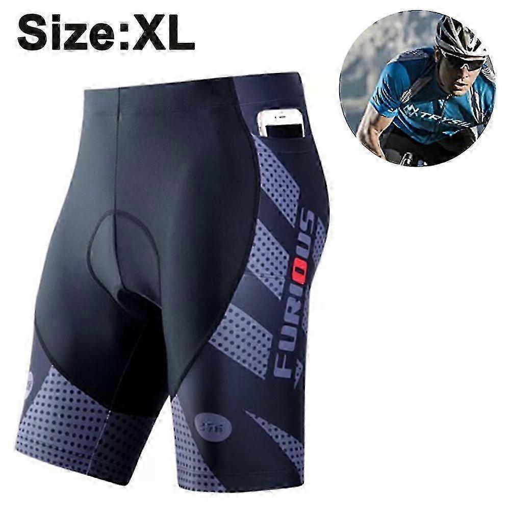 Enhance Your Cycling Experience With Men's Cycling Shorts - 3d Padded Bicycle Riding Tights, Quick-dry Fabric