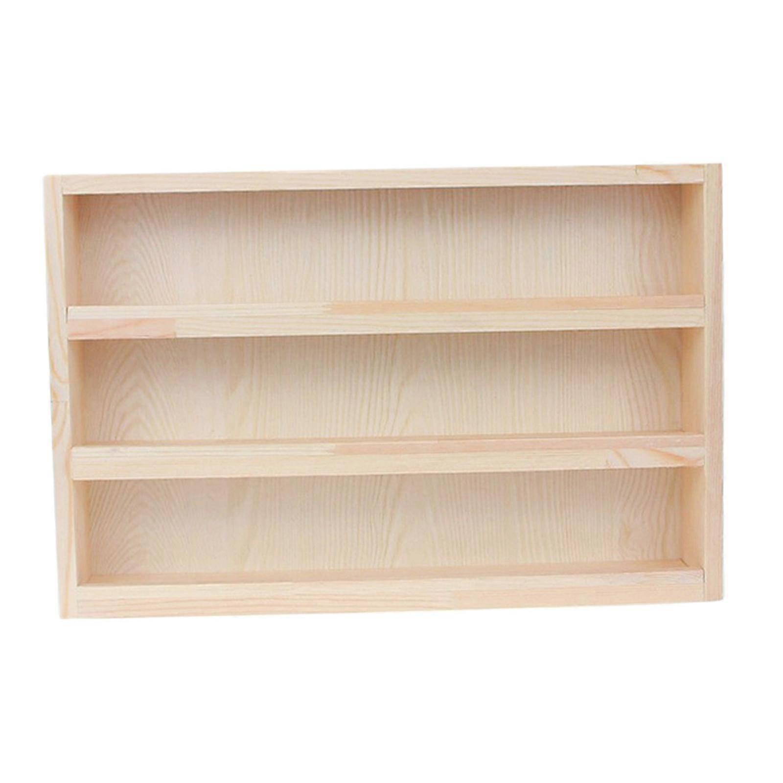 3 Ties Desktop Storage Rack Mini Tabletop Bookcase File Holder Making Tape