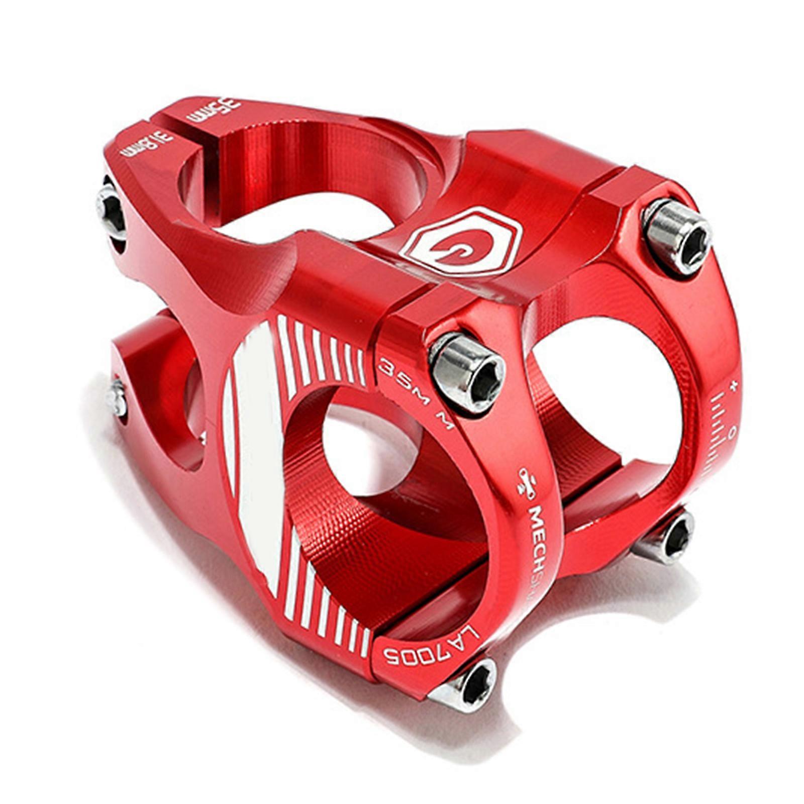 Adjustable Stem Risers Bicycles Fork Stem Extender Bikes Stem Adaptor Handlebar Adapter Bicycles Stem Handlebar Extender  Red
