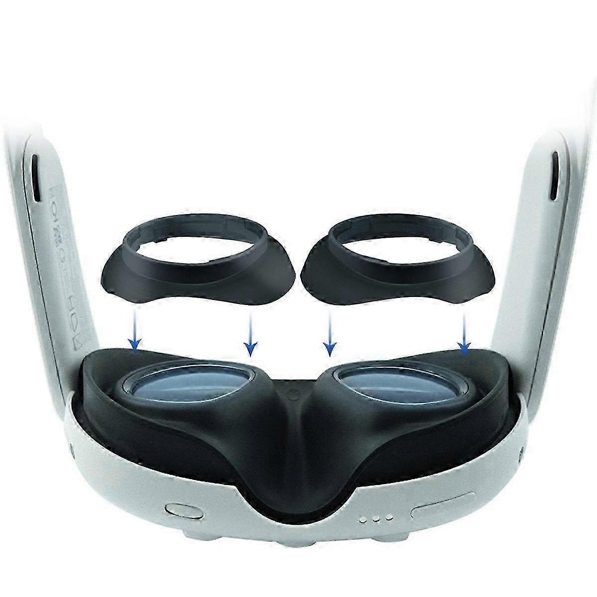 For 3 VR Magnetic Eyeglass Lens Frame Quick Disassemble Clip Lens Protection for (Without Lens) js
