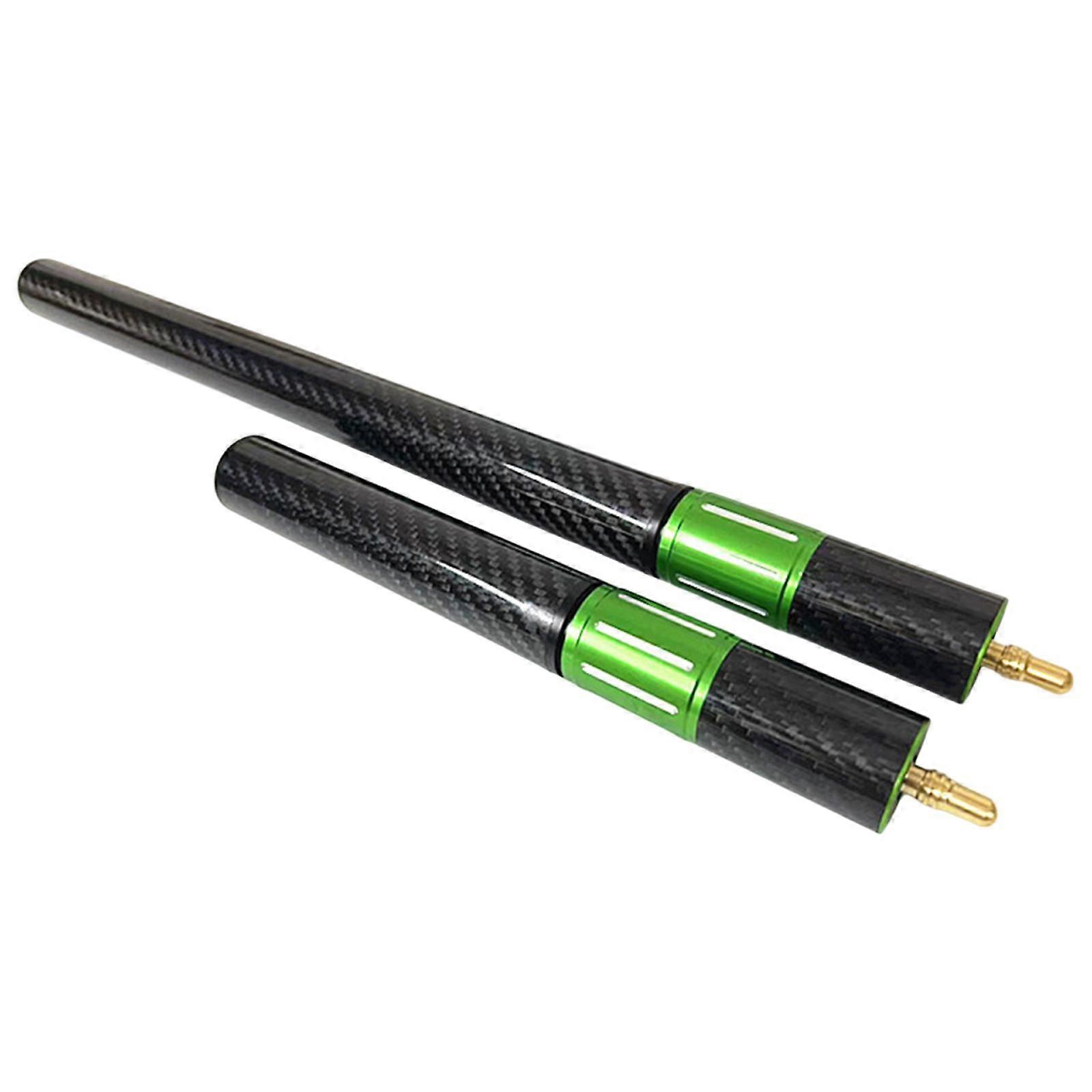 2x Telescopic Pool Cue Extender Billiards Cue Extension Tools Durable Snookers