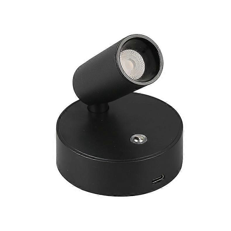 Wireless LED Spotlight Indoor with Remote Control, Rechargeable, Adjustable Brightness, Compact Design