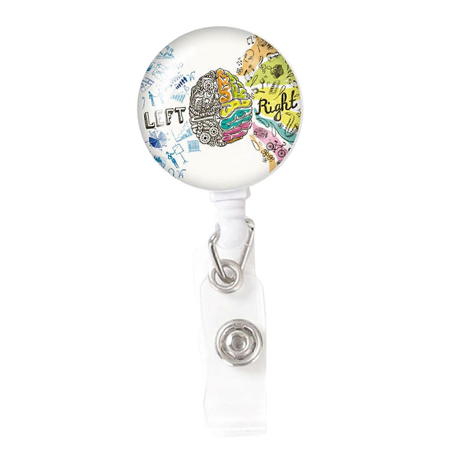 Badge Holder Reel, Retractable Nurse Badge Holder with Clip ID Name Card Badge