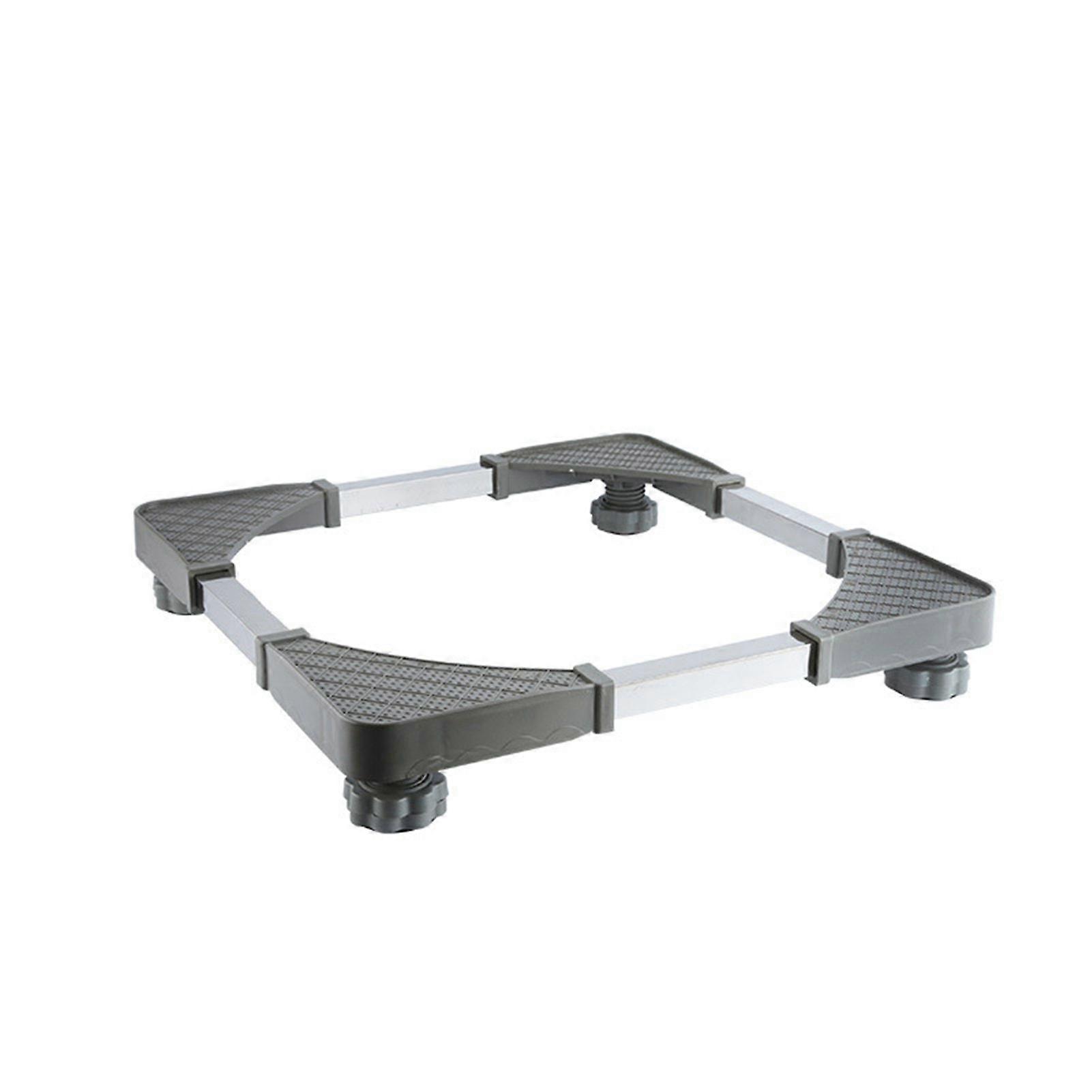 Washing Machine Stand Refrigerator Mobile Adjustable Base Stainless Steel with 4 Strong Feet Clean Cabinet Style