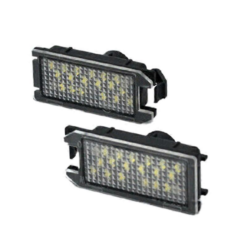 2X Car Led License Plate Light License Plate Light for 500 500C