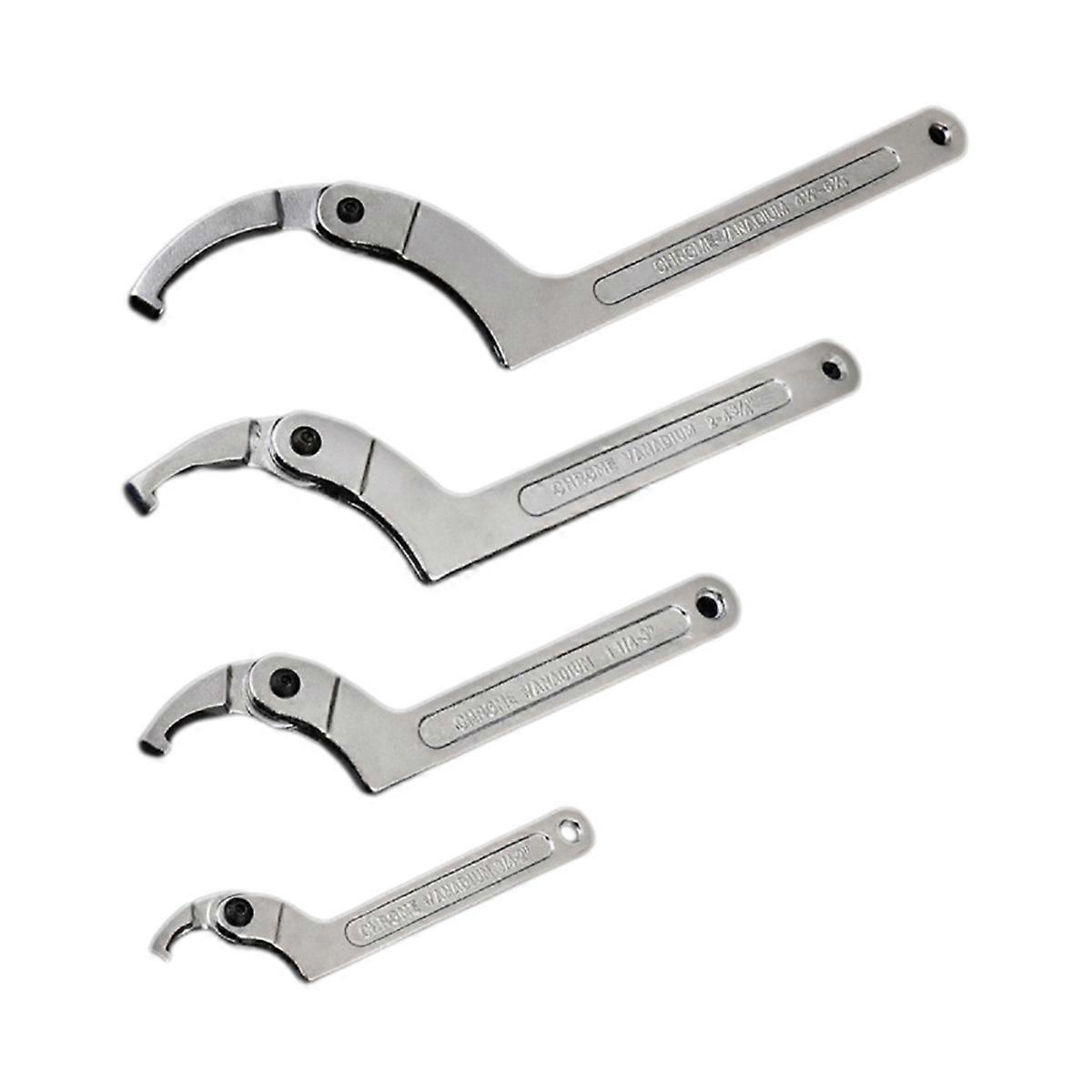 Crescent wrench set Adjustable C-pin wrench Hook wrench Square heads