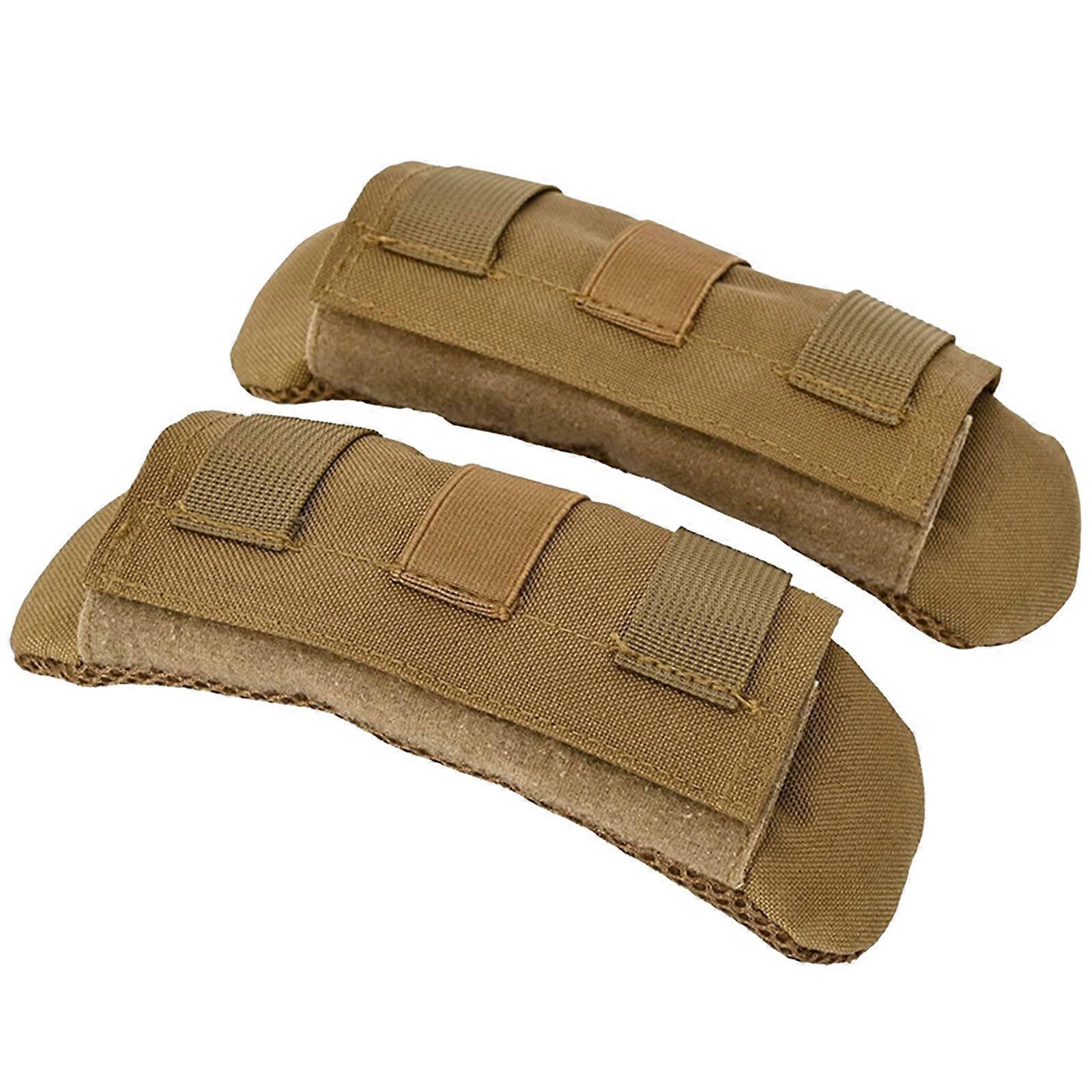 1 ζευγάρι Tacticals Γιλέκο Ιμάντας ώμου Pad Comfort Μαξιλάρι Mesh Protect Pads Πεζοπορία Backpacking Αξεσουάρ Khaki