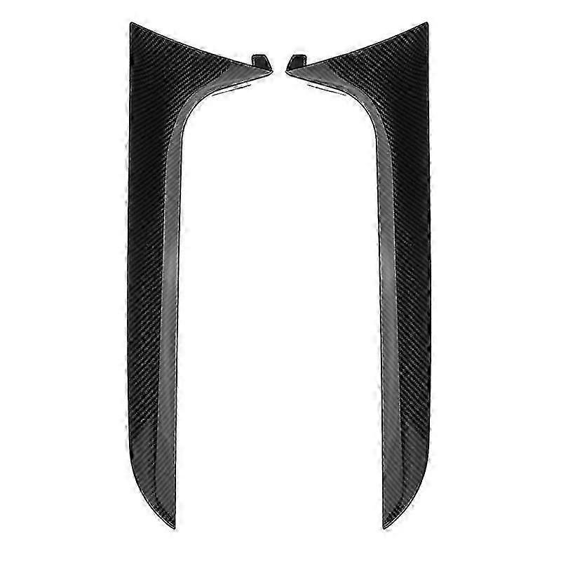Rear Behind Window Spoiler Side Strip Cover Trim Exterior Refit Kit for A6 C7 Allroad TDI /for 12-1