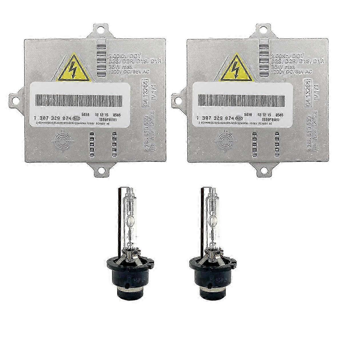 para 02-07 E46 E63 E64 650I 330Ci M3 X3 Ballast HID Unidad de control de faros Módulo de computadora con kit de bombilla D2S