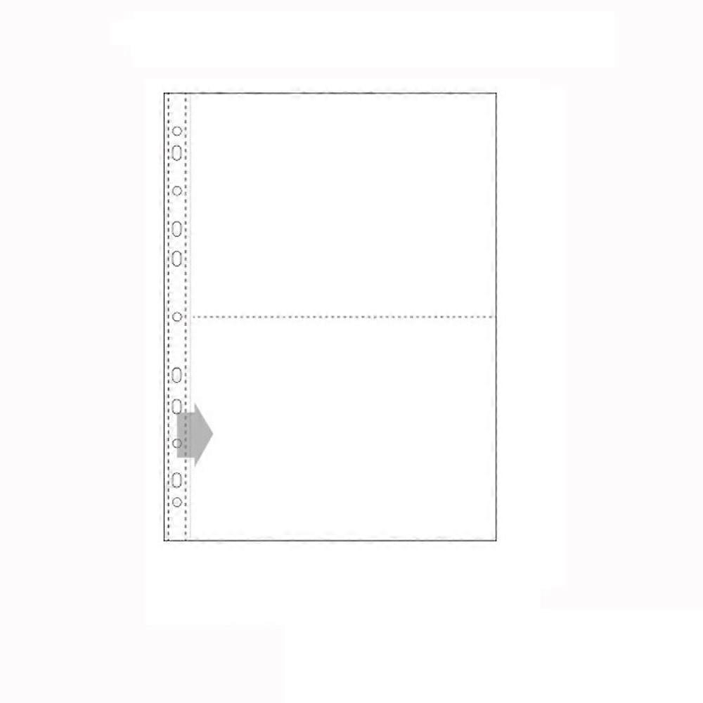 30 pack A4 for A4 2/3/4 ring binder, transparent postcard sleeves