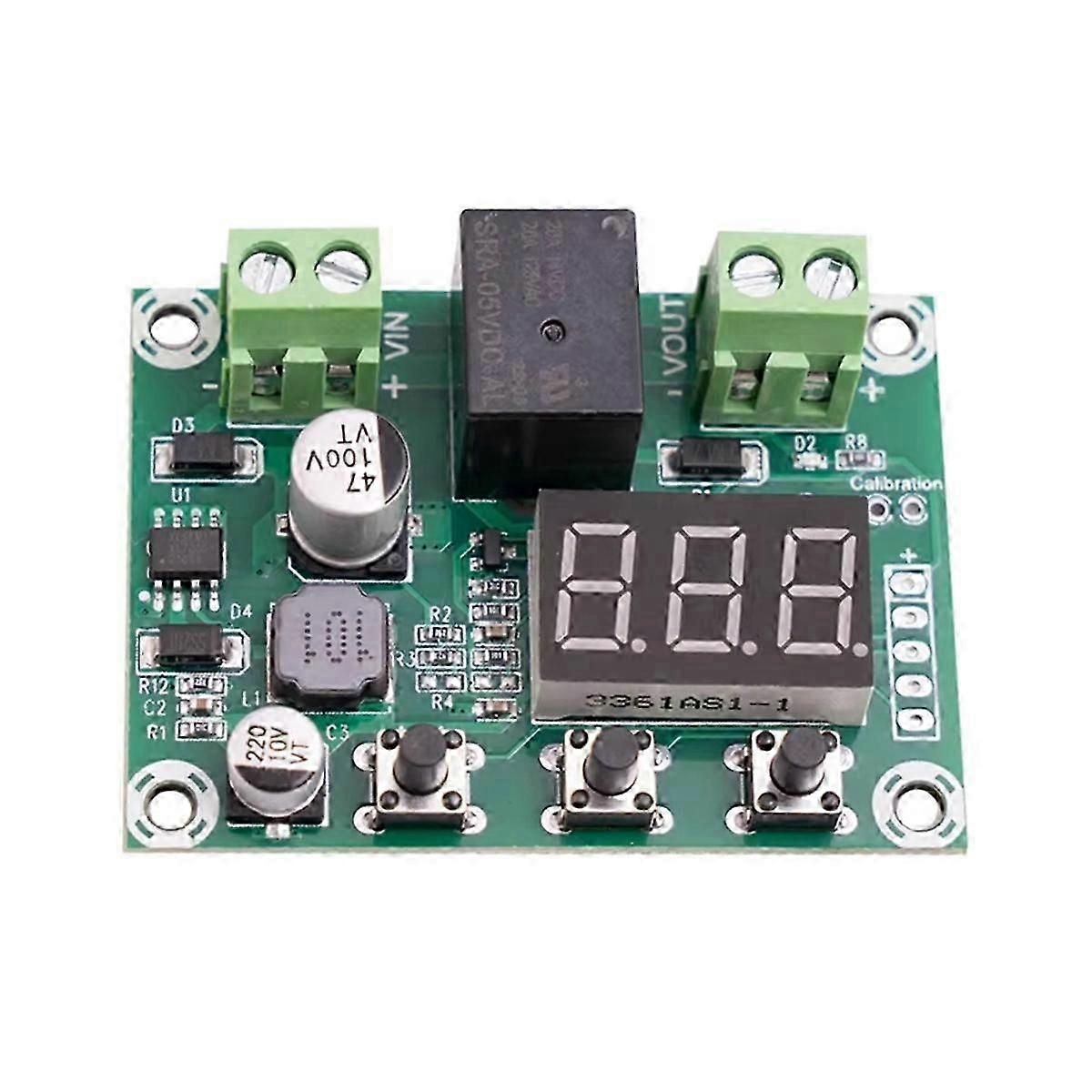 6V-80V Battery DC Voltage Protection Module High Voltage Undervoltage Low Power Disconnect Output Protection Board 1Pcs
