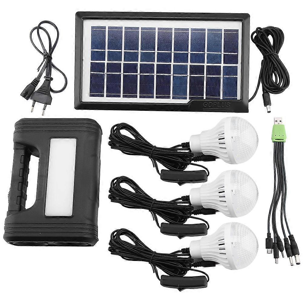 Solar Multifunctional lighting System with Spot Light LED Lamp Flashlight Floodlight