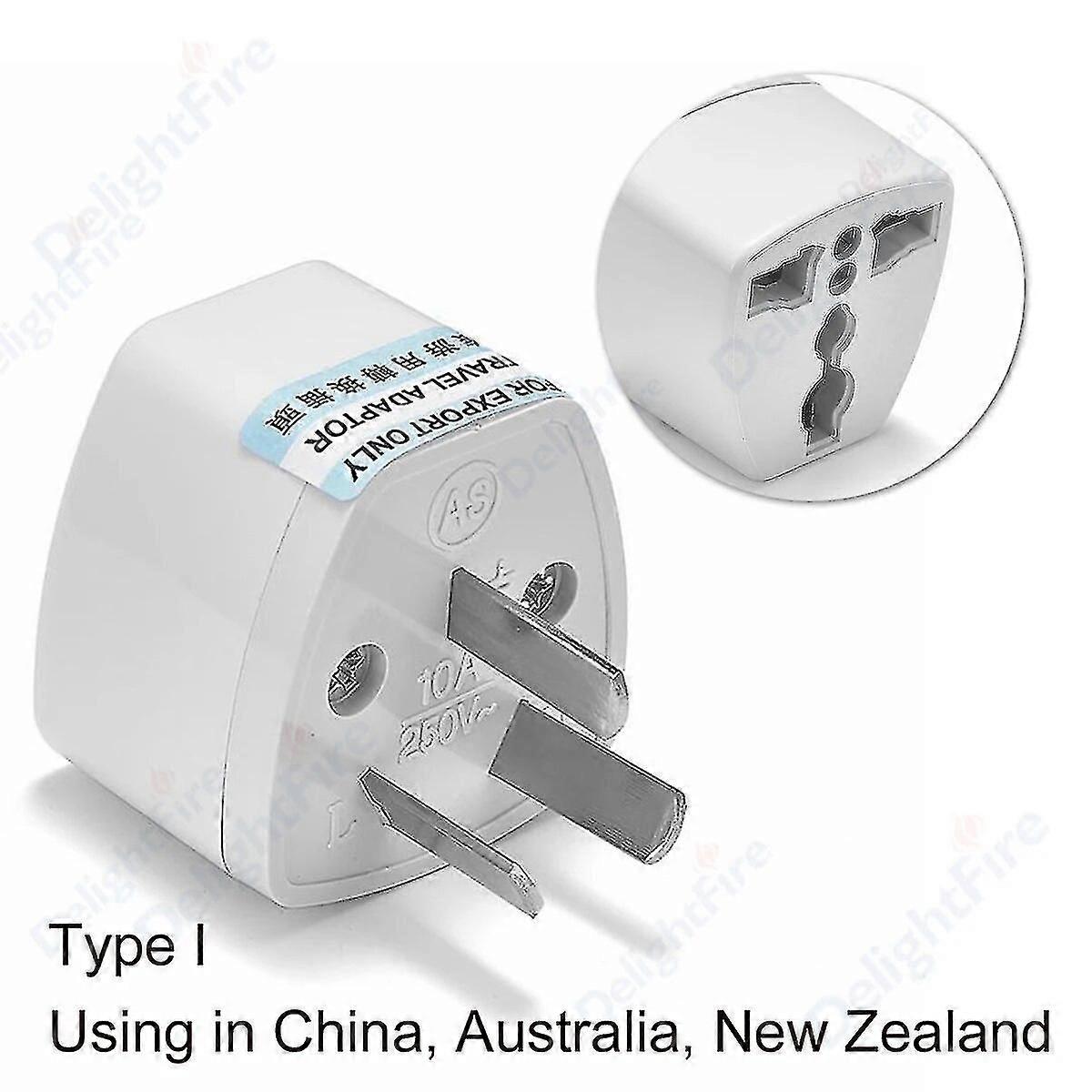 Nya Zeeland Plug Australian Travel Adapter Eu USA till Au Australien Adapter Socket Converter Power Socket Elektrisk Plug-yuyu