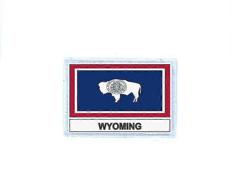 Ecusson patch badge imprime drapeau usa wyoming