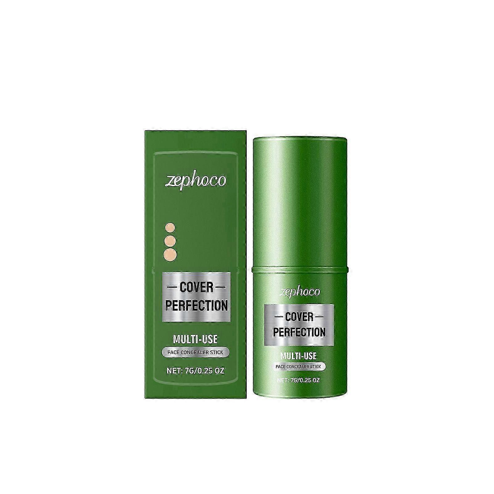 Multi-Use Face Concealer Stick, Flawless Full Coverage Concealer Stick - Long-Lasting, Hides Freckles, Scars & Tattoos, Suitable for All Skin Tones