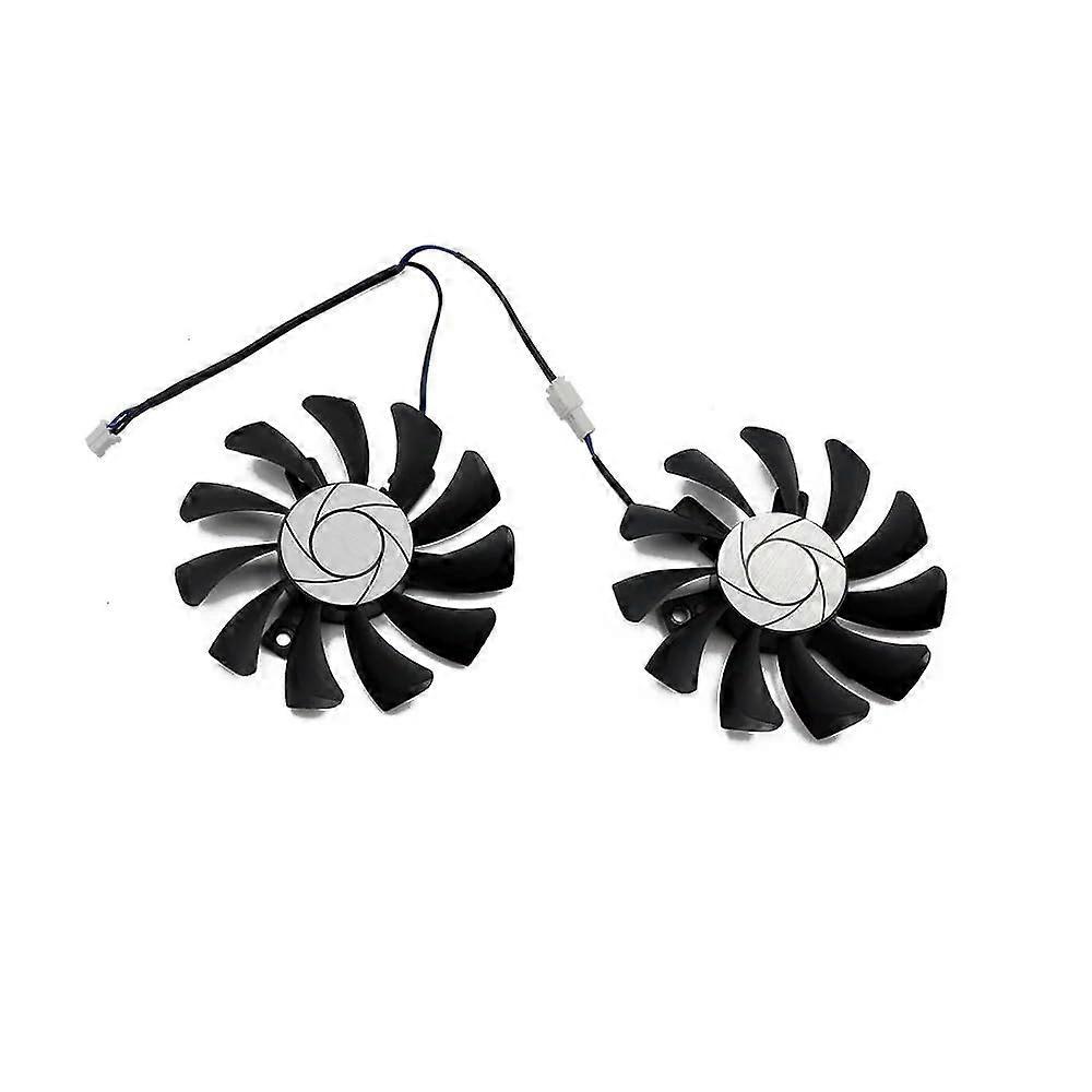 75MM HA8010H12FZ GTX1050 G Cooler Fan Replacement Compatible with GTX 1050 2GT OC 1050Ti 4GT Graphics Video Card Cooling Fans 2Pin
