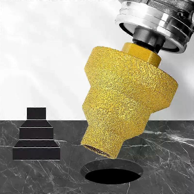 Effective Diamond Core Drill Bit For Ceramic Tile Quartz Stone Edge Trimming/Chamfering Drill Bit M10 Angle Grinder