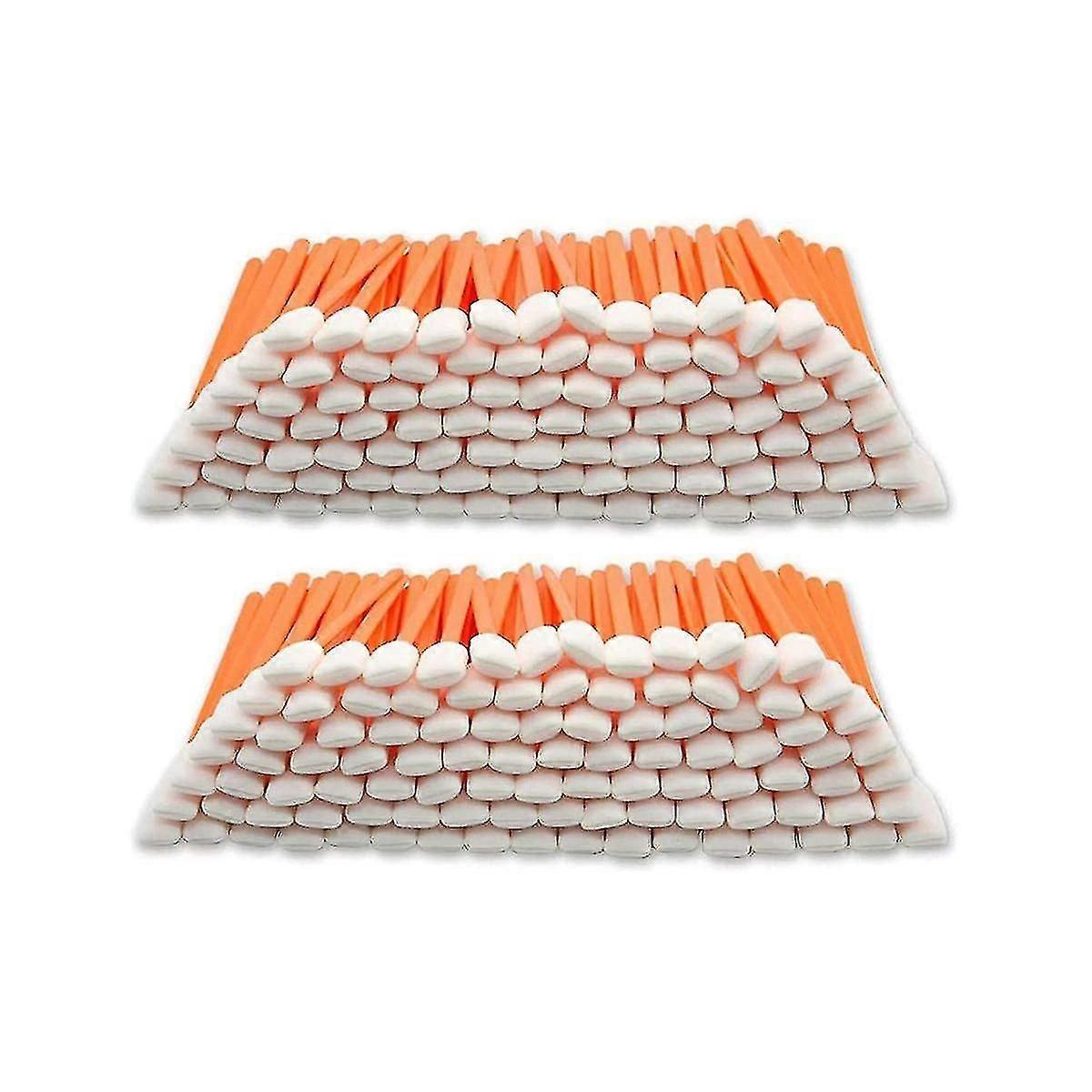 200pcs 5.11 Inch Square Rectangle Foam Cleaning Swab Sticks For Solvent Format Inkjet Printer Optic