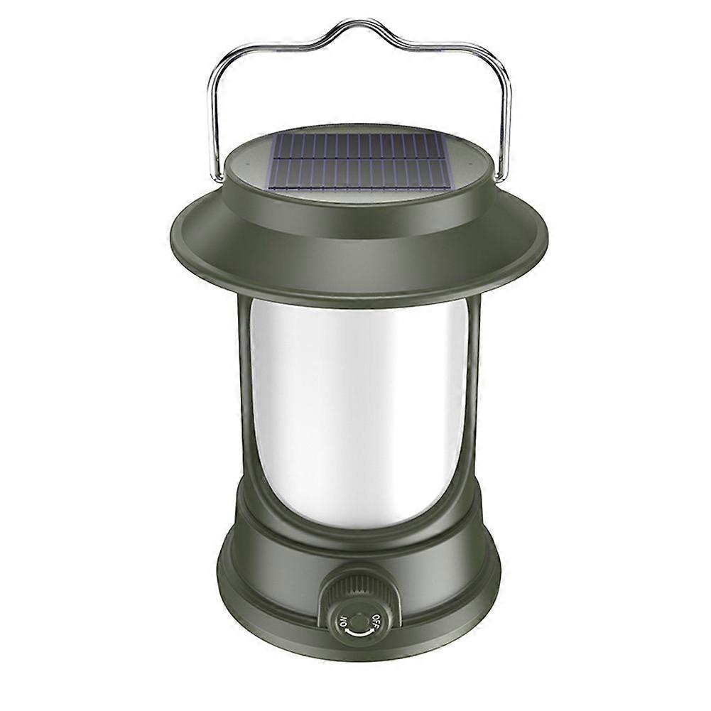 LED Rechargeable Camping Lantern, Rotary Dimming Solar Lantern, Light Weight Camping Lanterns for Power Outages, Home