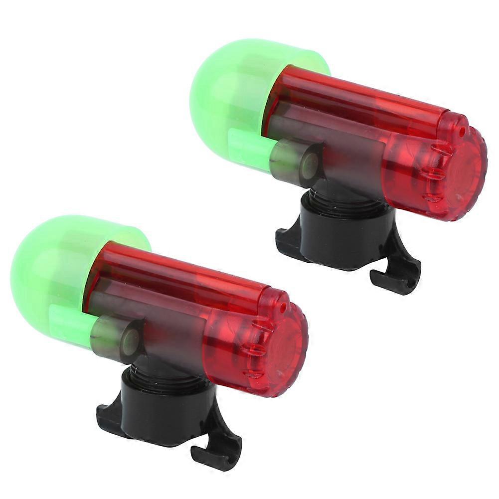 Night Fishing Light Alarm 2 Sets Night Fishing Sensor Light Rod Alarm LED Signal Sensitive Locking Pole Type