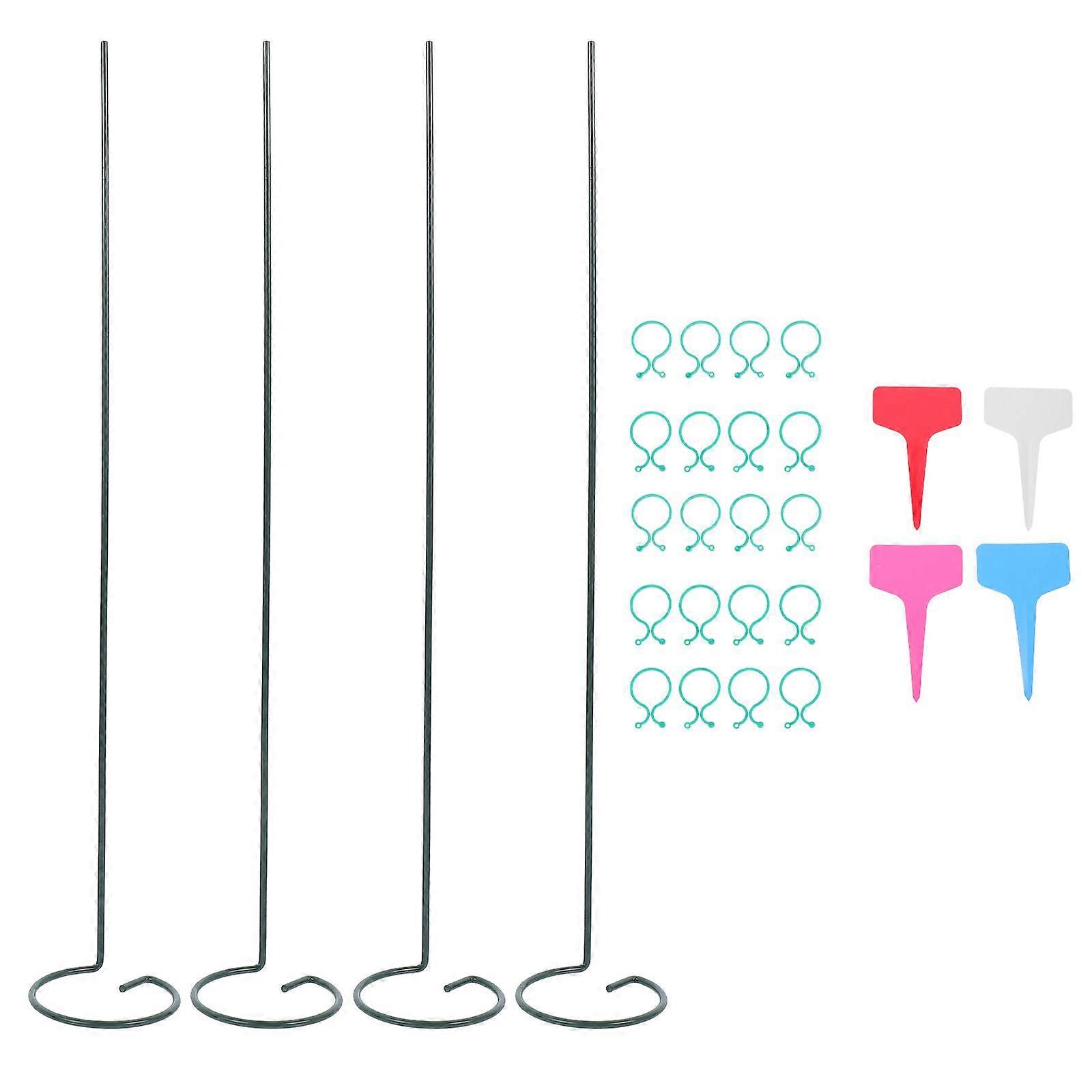 1 Set Simple Flower Stand Premium Flower Support Practical Iron Support Rack