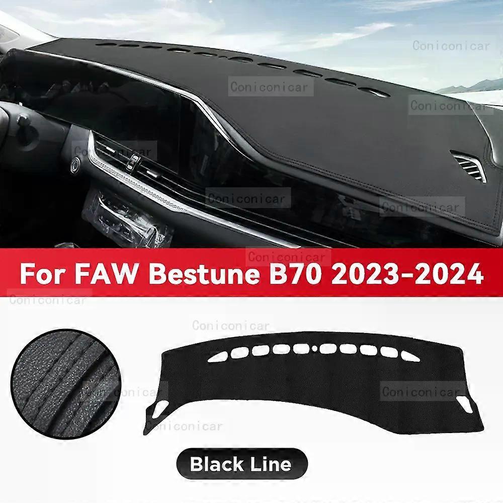 Dashboard Cover Mat Protective Pad For FAW BESTUNE B70 2023 2024 Car Accessories Dash Board Sunshade Anti-UV Carpet Dashmat