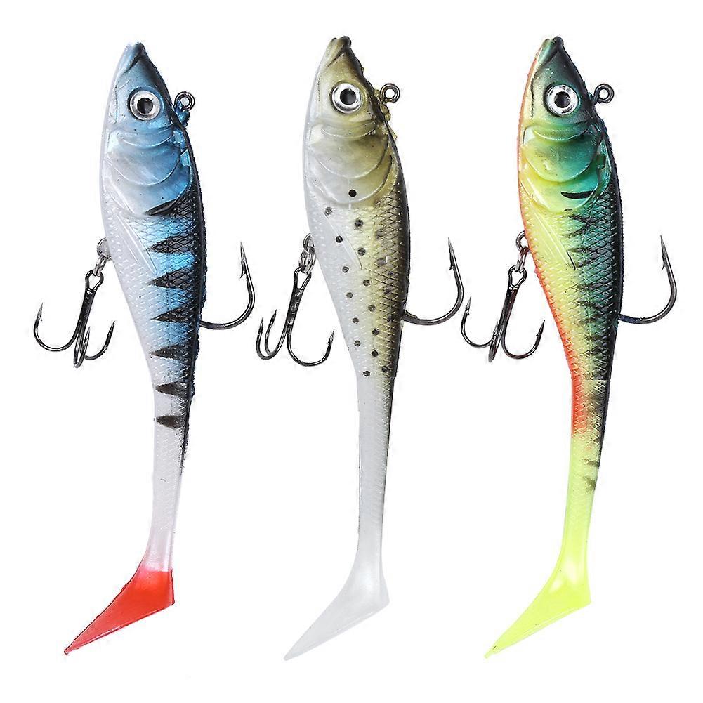 Coating T Tail Soft Artificial Simulation Lure Bait Sea Fishing Weever Luring Accessory
