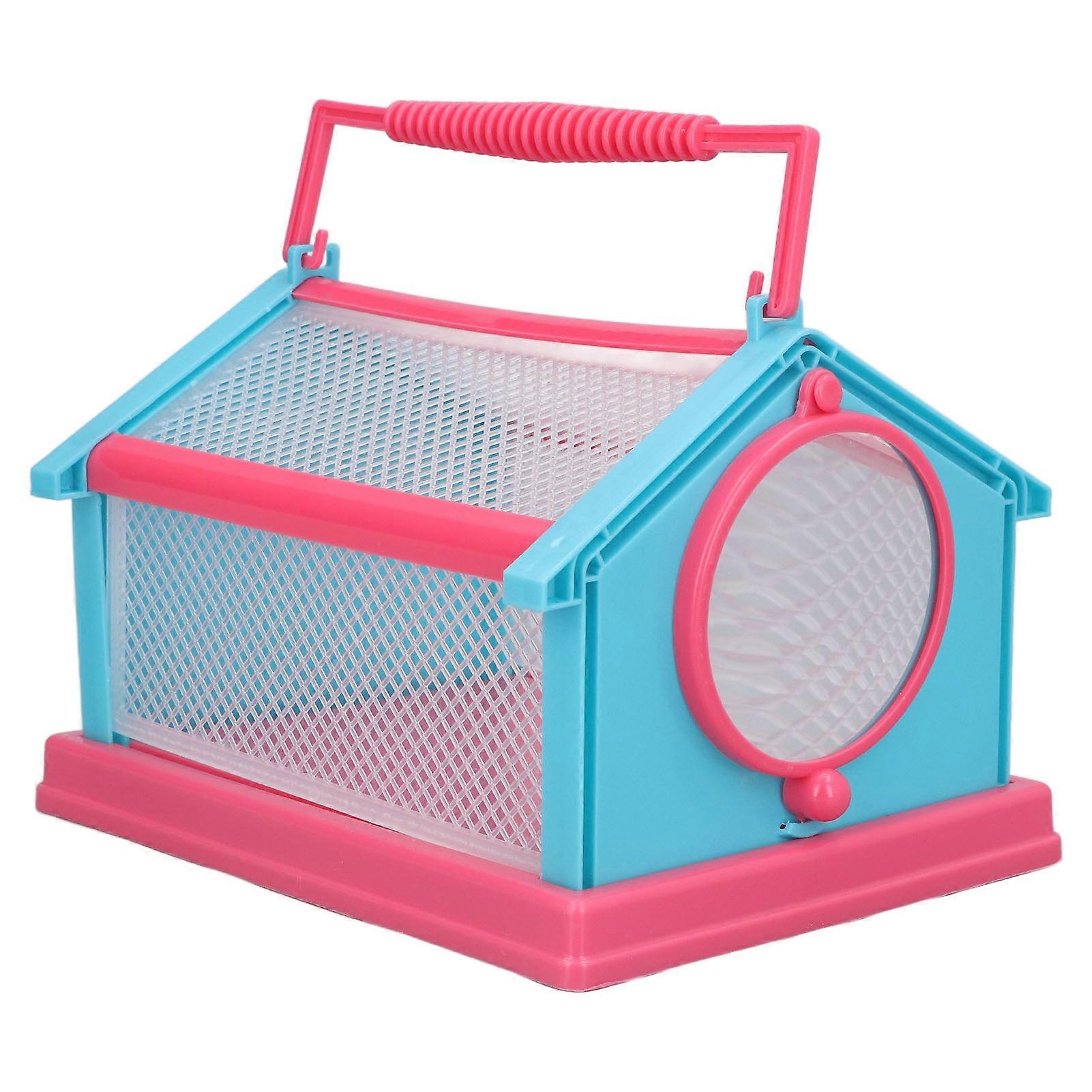 Insect Box Portable Handle Breathable Ventilated Cover Easy Observation Bug Catchers for Natural Exploration