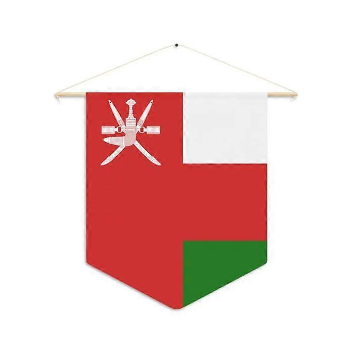 Bunting – Flag of Oman – 30 x 45 cm – Polyester – Hanging – 1 piece